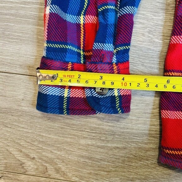 Abercrombie & Fitch Shirt Mens Small Button Up Long Sleeve Plaid Flannel Outdoor - Picture 10 of 15